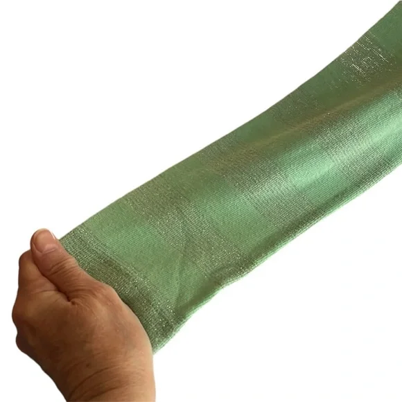 Mossimo Supply High/Low Metallic Striped Top Junior's Size M - Picture 8 of 11